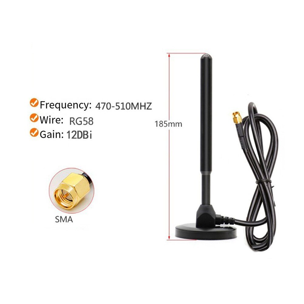 Ersetzen 470MHZ 12DBI LoRa Antenne Für Helium Stelle Nebra Rotluchs 300 Bergmann Signal gewinnen Antenne RP-SMA Stecker