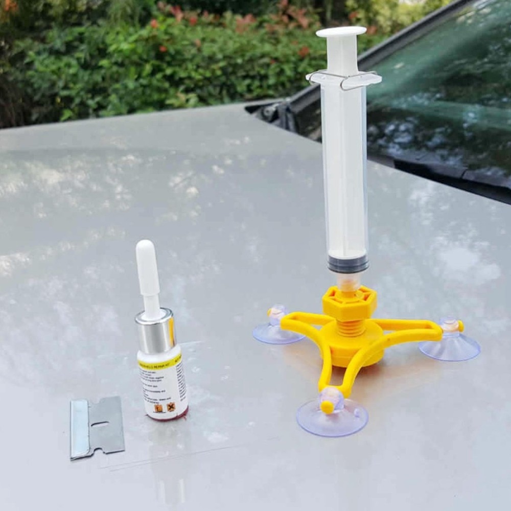 DIY Car Wind Shield Glass Repair Kit Vehicle Glass Windscreen Repair Car Glass Repair Kit Crack Restore Tools for Car Styling