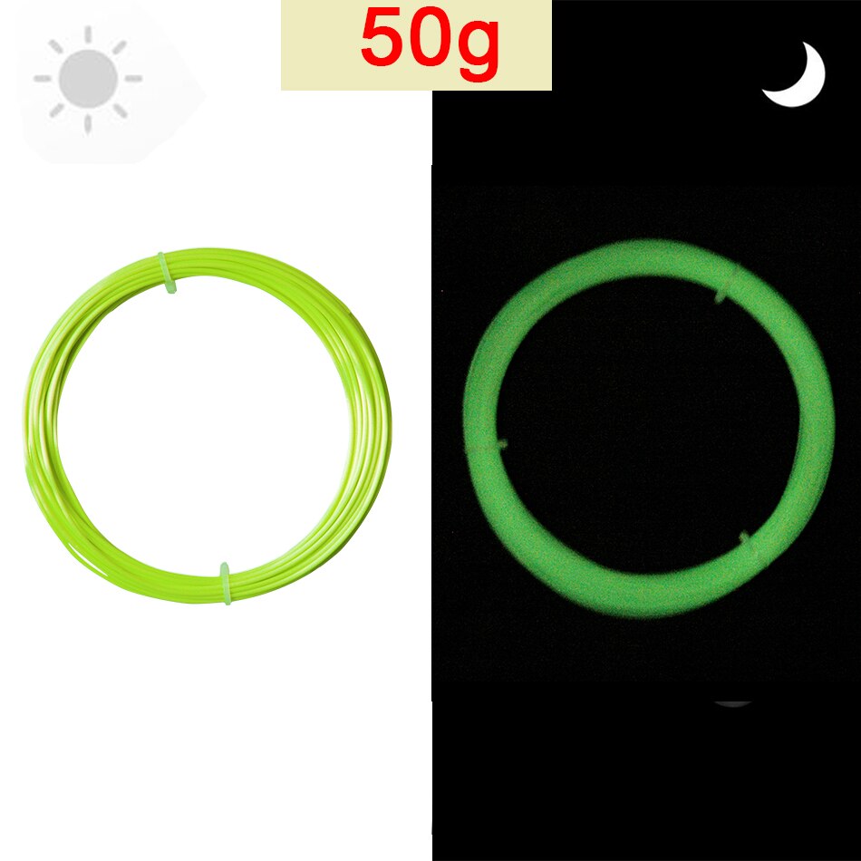 Glowing In The Dark 3D Printer PLA Filament 1.75mm Luminous Sublimation Color Changing Materials for 3D Printing Lime to Green: Light Lime to GN 50g