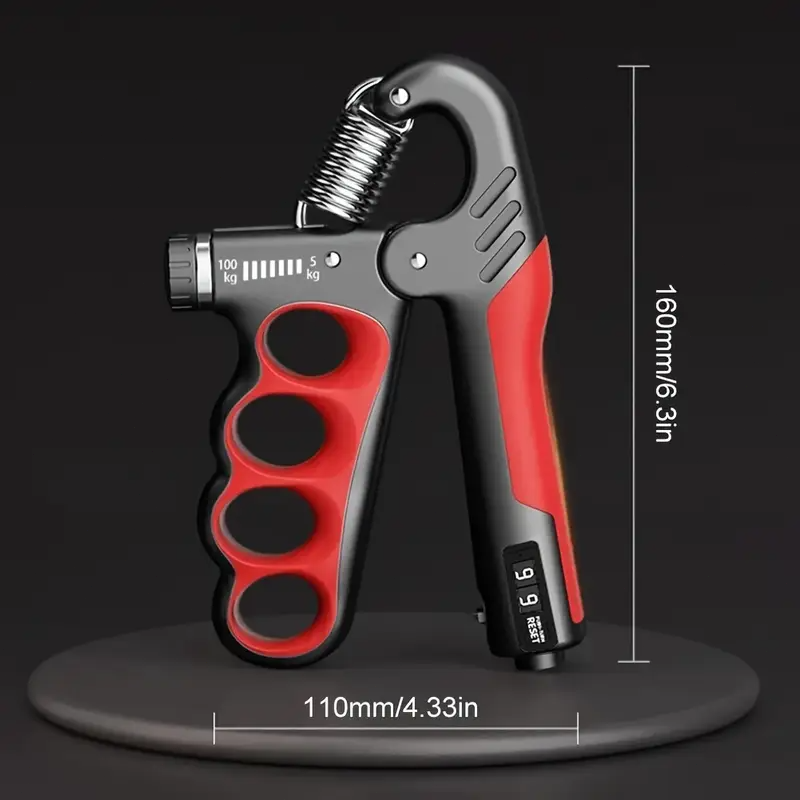 11-330 Lbs poignée force Booster résistance doigt rehausseur formateur réglable exercice renforcement doigt pincement expanseur: Marron