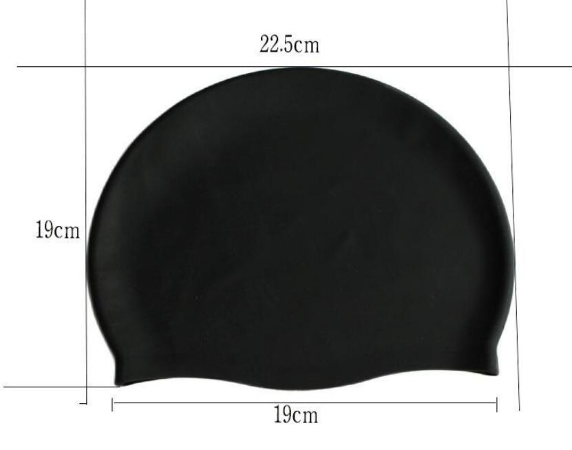 Silicone Swimming Caps Solid Color Swimming Caps With OPP Package for 16 year+