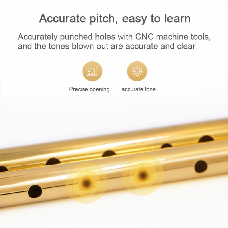 Irish Whistle Flute KeyC 6 Hole Clarinet Flute Tin Penny Whistle Nickel Plated Brass Musical Instruments for beginners