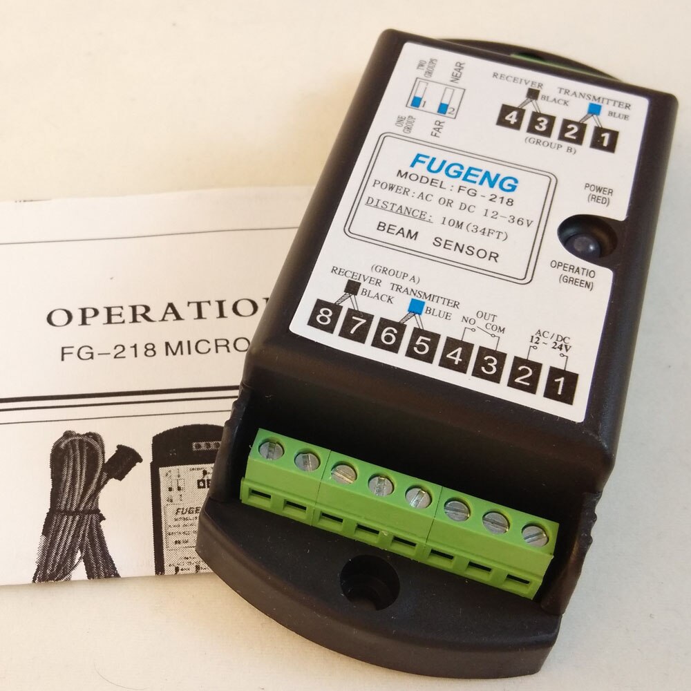 with post air mail / Automatic door safety beam sensor FG-218 (Double Beam)