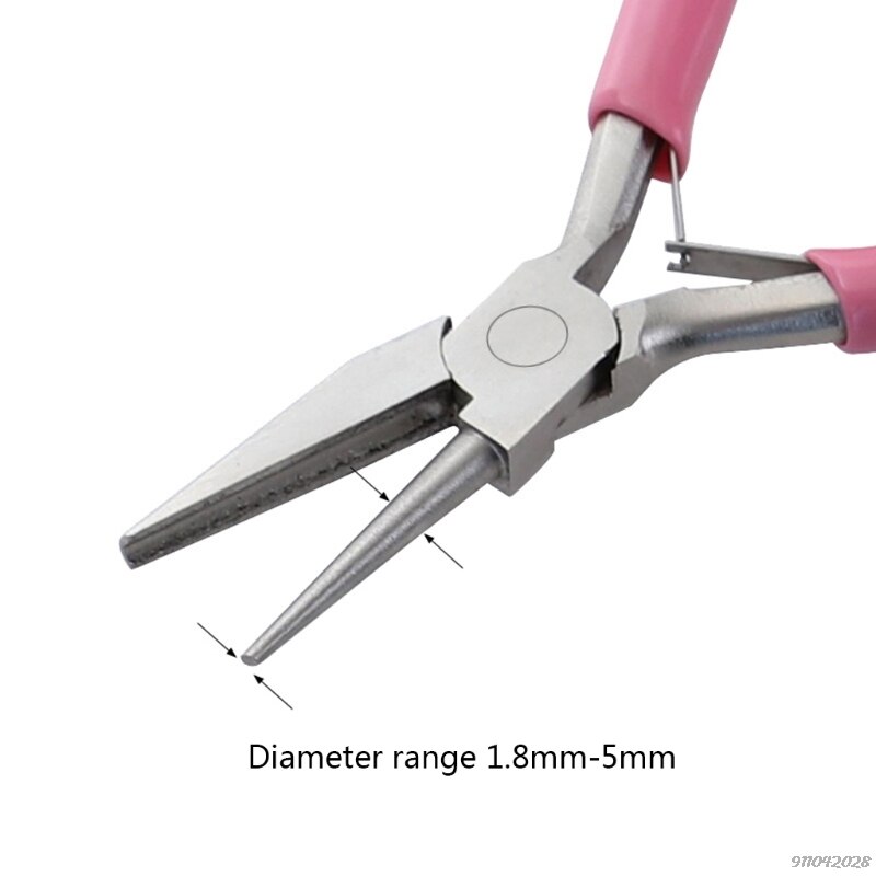 5Inch Round Concave Pliers Wire Looping Pliers Mini Precision Pliers Wire Bending Tools for DIY Jewelry Making Hobby