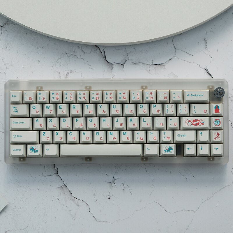 GMK Zen Pond 160 Keys Keycaps PBT Dye Subbed Key Caps Cherry Profile Keycap With ISO Enter 6U 6.25U 7U Spacebar for MX Switch
