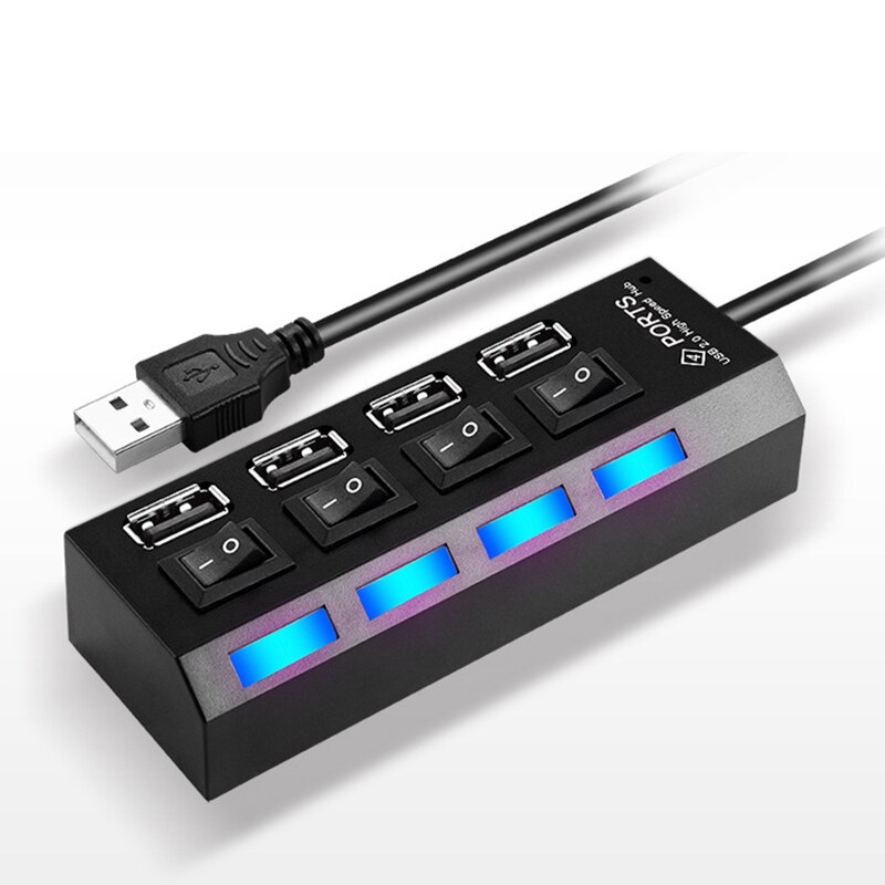 USB Hub 2.0 Multi Hub USB High Speed 4 7 Ports On ... – Vicedeal