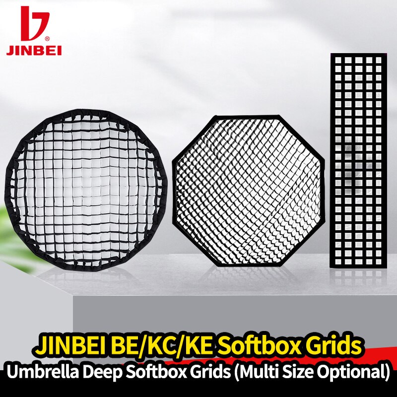 JINBEI KC/KE Series Softbox Grid for Umbrella Deep Octagonal Soft Box Light Control Accessory
