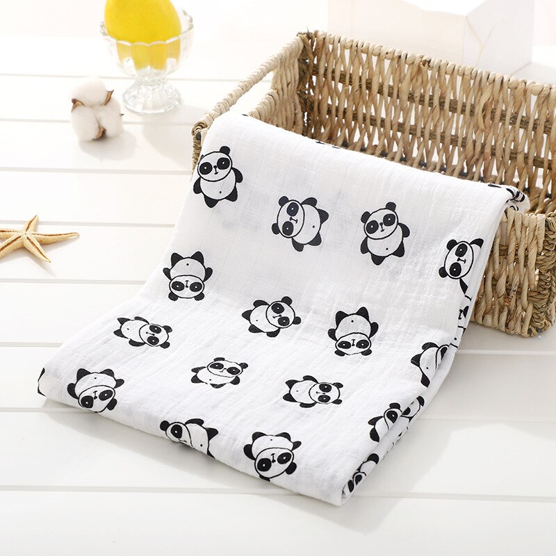 Babyfilt nyfödd babysjal swaddle filt stor storlek muslin babyskydd filtar stickade spädbarn swaddles nyfödd fotografering: 5