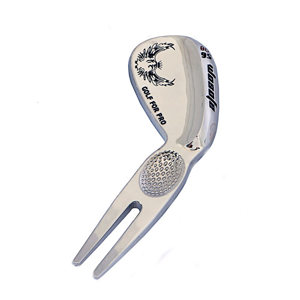 Lightweight Golf Putting Green Repair Tools Divot Fork Pitchfork Lawn Repair Club Rest Kit Metal Golfer Keepsake Souvenir