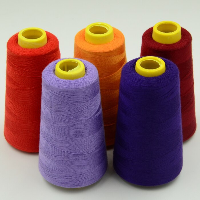 19 different colors handmade thread 2300 yards each as DIY sewing thread kit for hand machine DIY thread