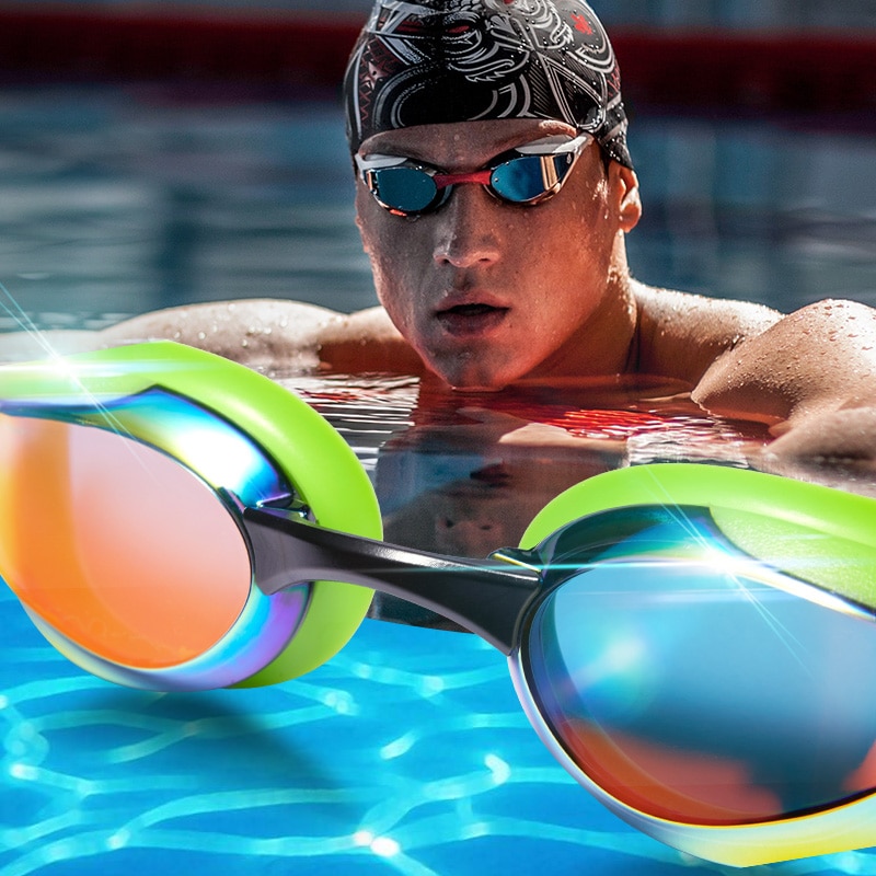 Madwave adulto nuotare Goggle Occhiali anti-nebbia Impermeabile Gara di Nuoto Occhiali Professionale Occhiali da vista di Trasporto libero