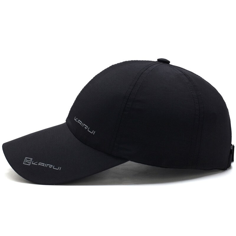 Cappellino da Baseball da corsa all&#39;aperto cappello da uomo visiera estiva ad asciugatura rapida cappelli Snapback regolabili cappellini Casual