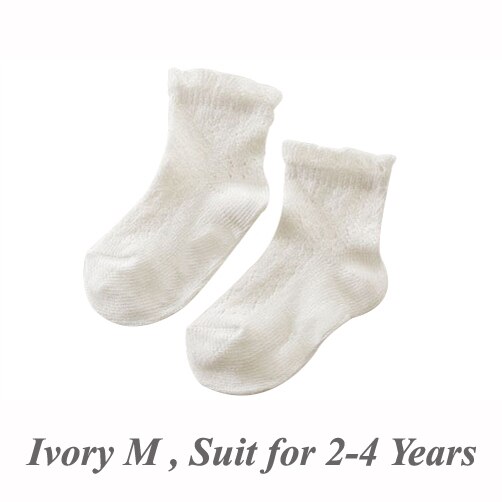 Sommer Baby Mädchen Socken Weiche Baumwolle Mesh Anti-Slip Baby Socken Knöchel Länge Neugeborenen Socken 5 Farben