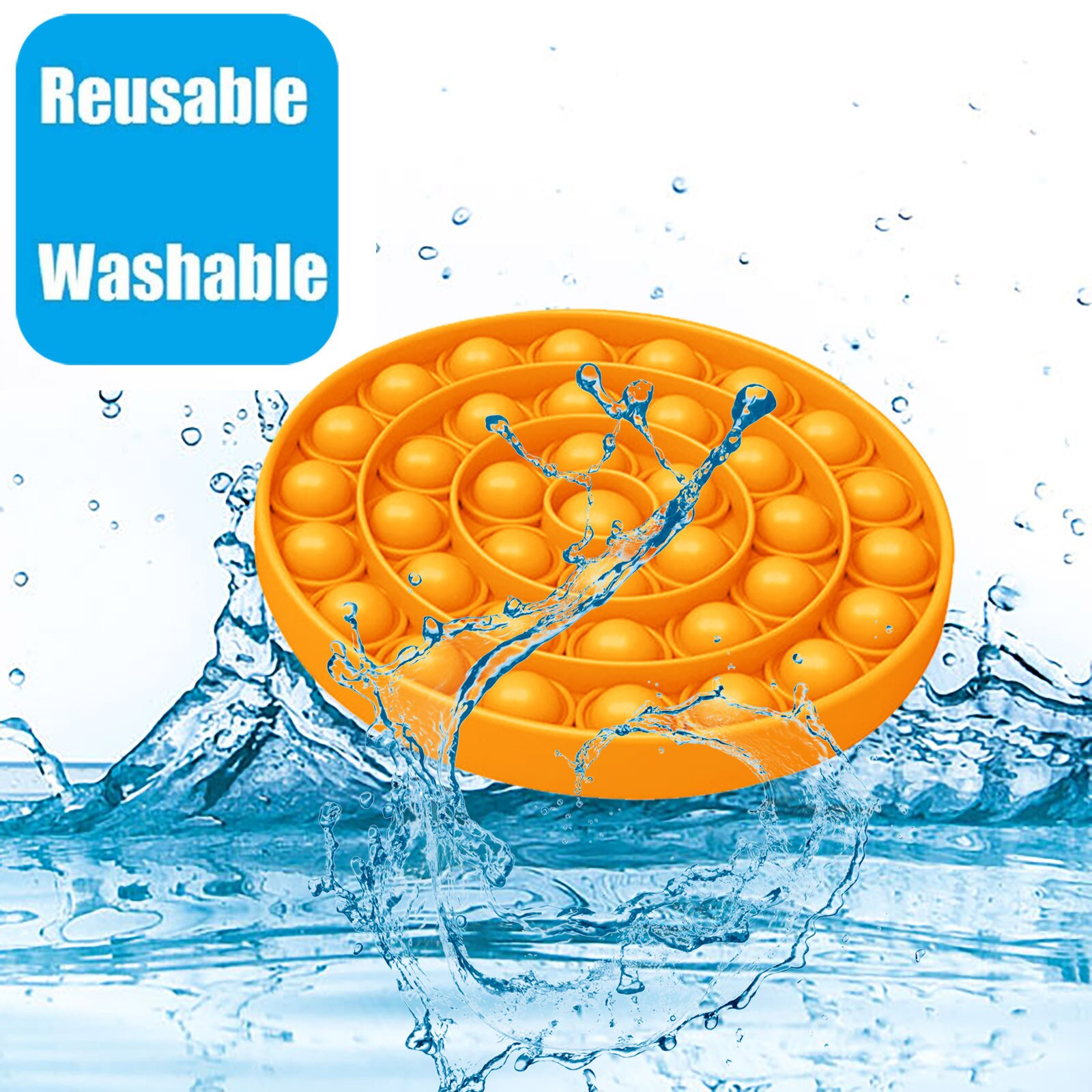 2pcs Push Pop Bubble Fidget Toys Pop It Anti-stress Pop It Stress Toy Pop Figet Toy Pop It Fidget Stress Decompression Toys