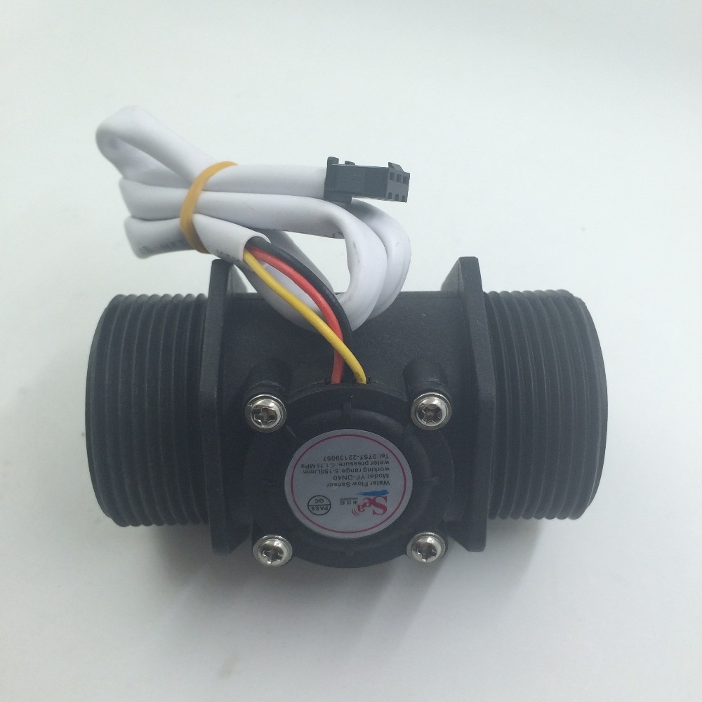 Water flow sensor Industrial flow meter G1.5" Water Flow Counter Indicator Flowmeter Hall Sensor Switch G1.5 DN40 5-150L/min