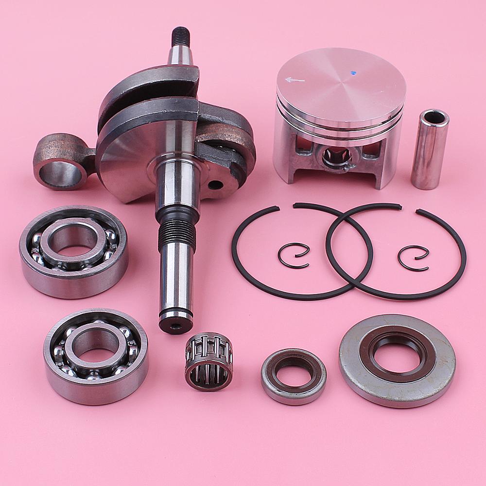 Kit de pistón de 52mm de sello de aceite de cojinete de cigüeñal para Stihl MS380 038, pieza de repuesto de motosierra 1119 030 0400