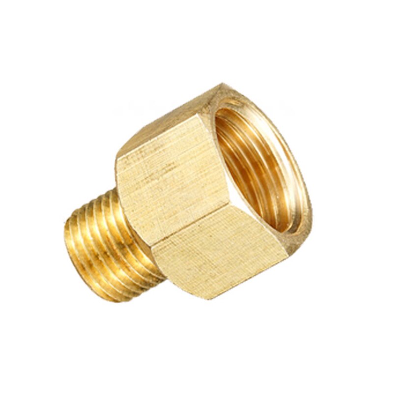 Adaptador de cobre de 1/8 ", 3/8", 1/2 ", 3/4", macho y hembra, Conector de conector de tuberías de latón reductor, adaptador de Gas y aire, presión de agua y combustible