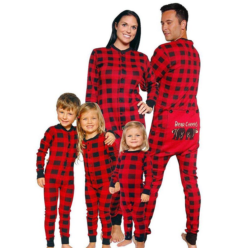 Christmas Family Matching Outfits Christmas Red Ro... – Grandado