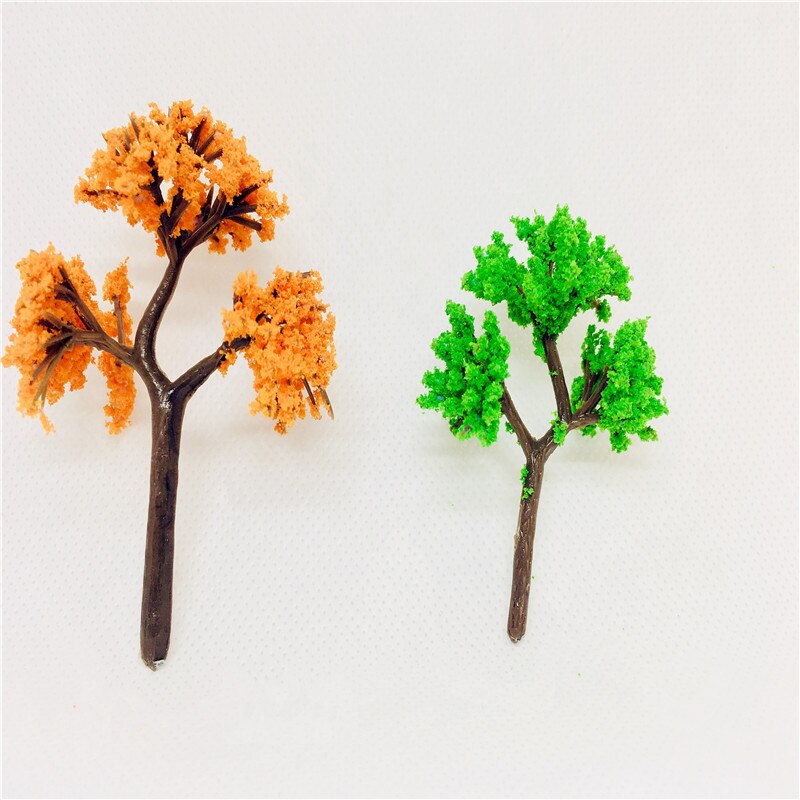 wiking7.5cm artificial Plastic model trees Architecture ABS plastic for railroad model train layoutGarden street trees100pcs