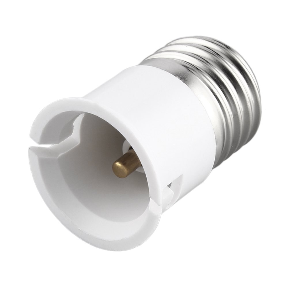 Adaptador de portalámparas E27 a B22 para bombilla, adaptador de iluminación, fácil de instalar