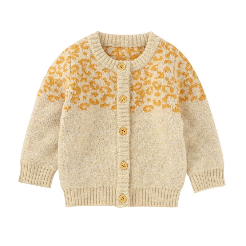 -né bébé fille vêtements à manches longues tricoté pull Cardigan vêtements d'extérieur enfant en bas âge décontracté Tops1: 0-6M