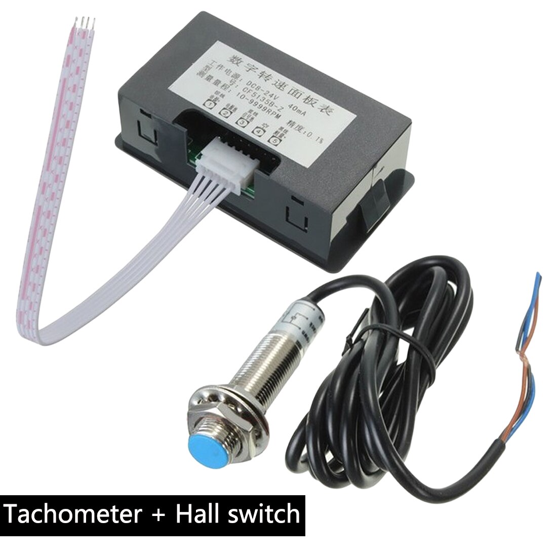 LED Tachometer 1pcs Digital RPM Speed Meter Motorcycle Bike Tachometer gauge With Hall Proximity Switch Sensor NPN