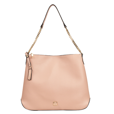 VS Boho Tasche Neue Errözehn Colorblock Bindung Straße Mehrfarbig Mittel Schulter Tasche: Rosa