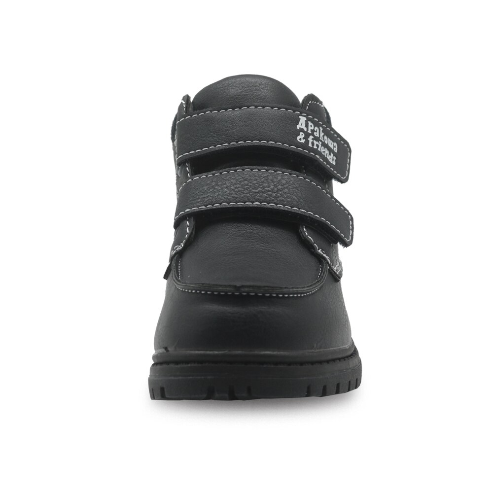 Apakowa Jongens Schoenen Lente Herfst Kinderen Mode Motorfiets Enkellaarsjes Voor Peuter Jongens Outdoor School Klittenband Martin Laarzen