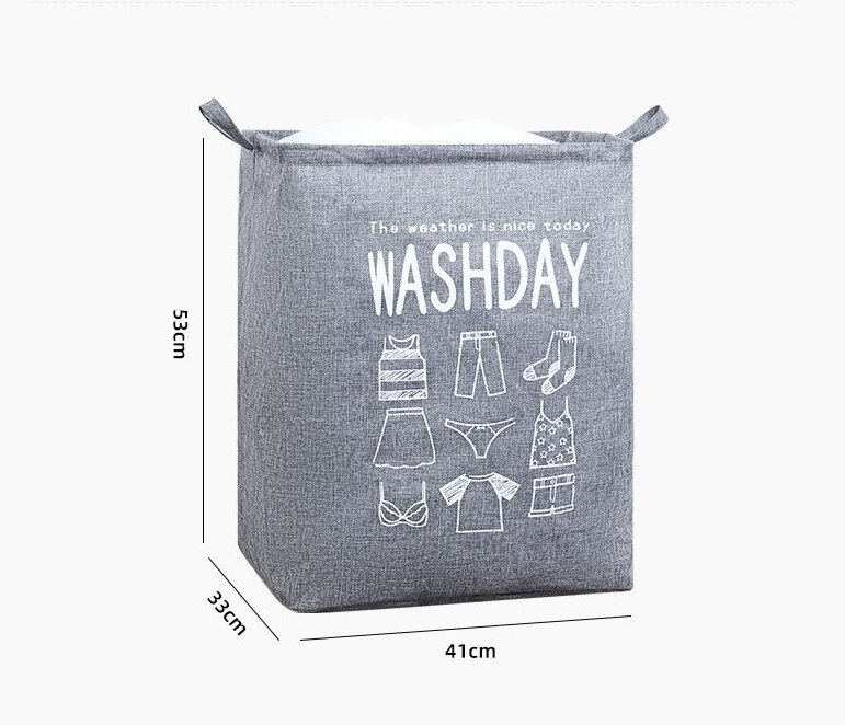 Futon storage bag with clear window Futon clothing blanket storage case non-woven fabric with handle Gray