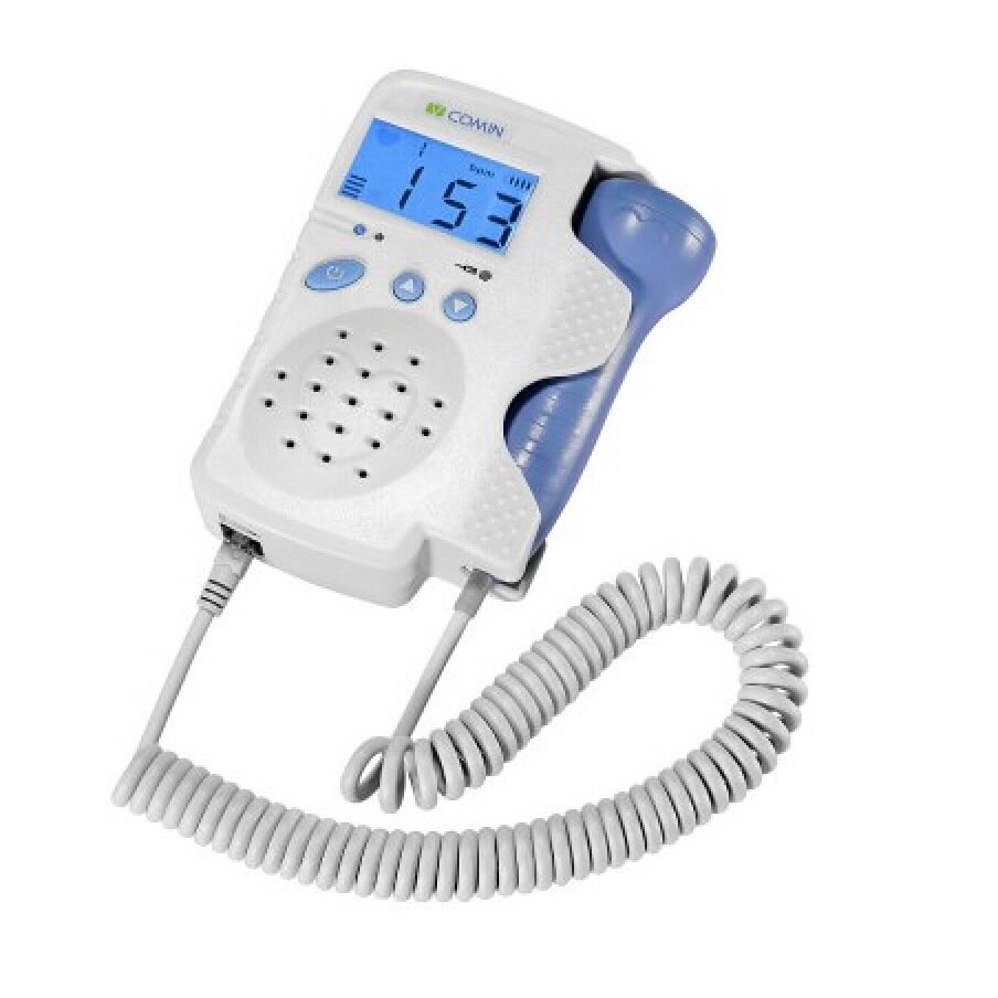 VCOMIN Fetal Doppler 200D+ Prenatal Detection Device Home Use Fetus 1.8 inch LCD Baby Heart Rate Baby Monitor Doppler Fetal