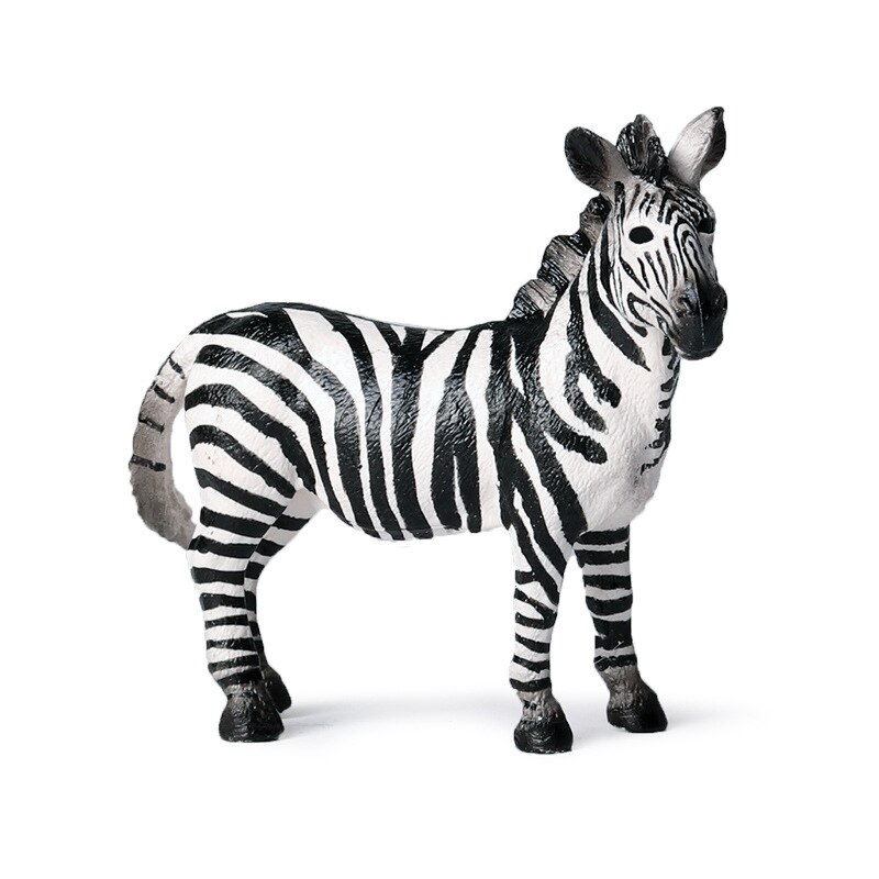 Classic Toy Figures Model Handmade Animal Zebra Accessories Boy's Furnishing Science Home Entertainment