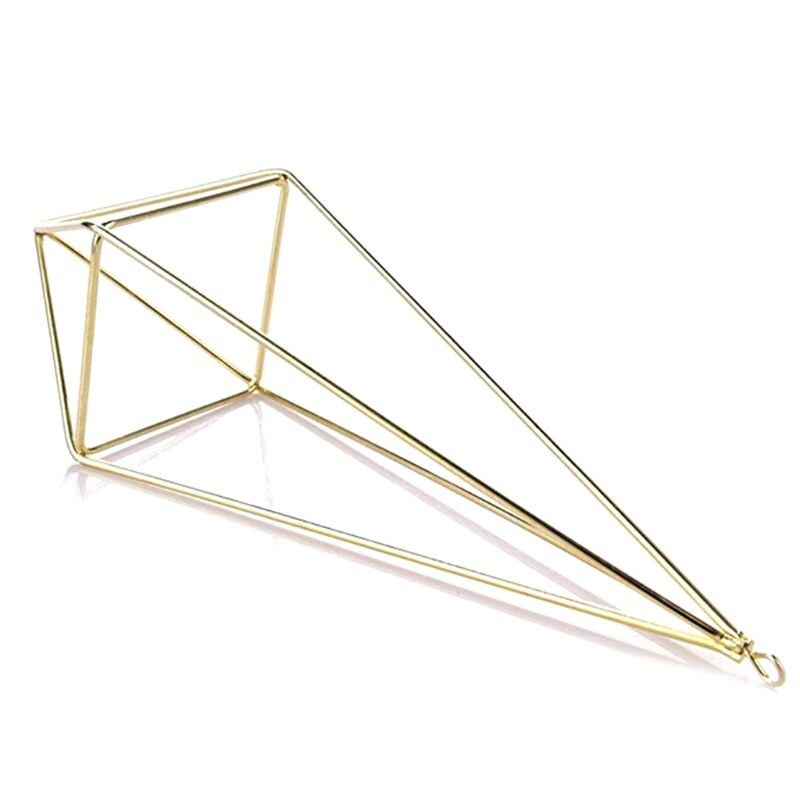 Support géométrique pour plantes aériennes suspendues, en métal, nouveauté 2022: Gold