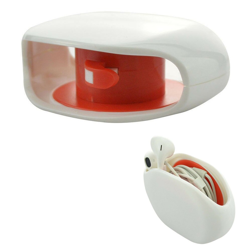 Portable Automatic Cable Winder Headphone Earbuds Cable Storage Organizer Holder Case Charging Line Headset Data Line Keeper