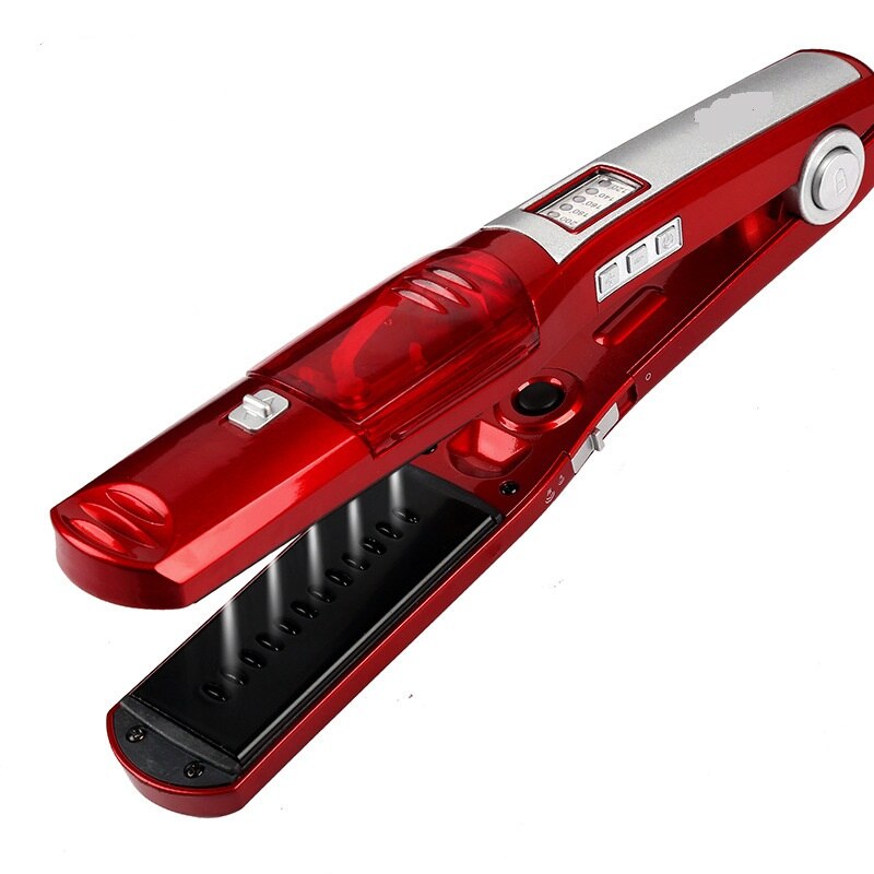 Fer à lisser vapeur KeMei peigne à vapeur fers à lisser automatique cheveux raides brosse vapeur fer plat
