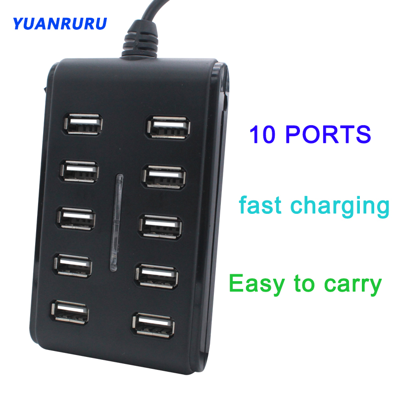Usb 2.0 Hub Usb Hub 2.0 10 Poort Meerdere Expander High Speed Multi Usb Splitter Hub 2.0 Usb Hub Voor pc Laptop