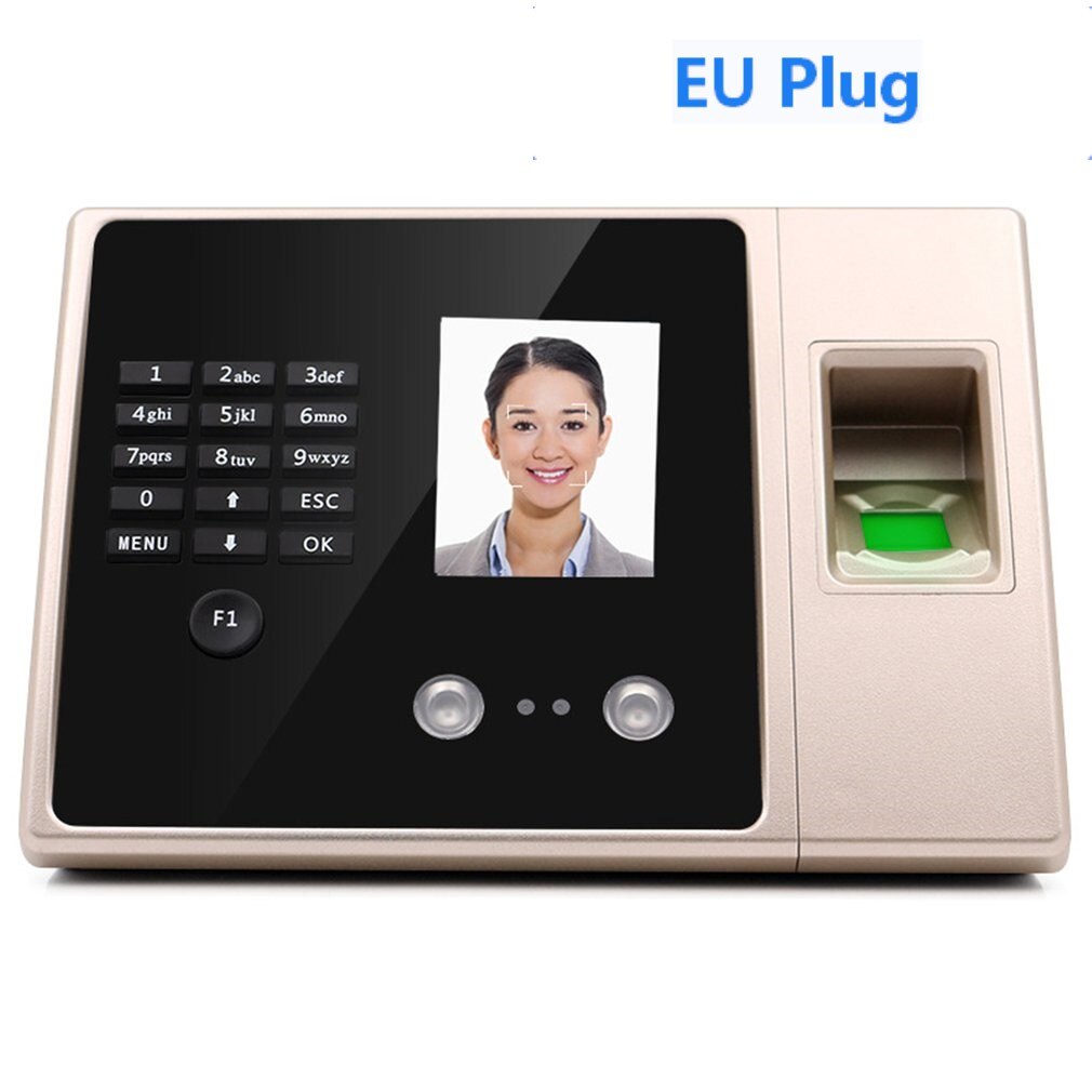 E3 Biometric Face Facial Fingerprint Recognition Time Attendance System Machine Device Machine Time Attendance System Machine: Gold
