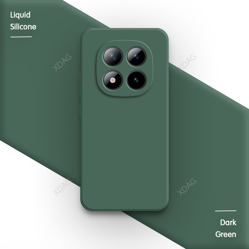 Original Phone Case for Xiaomi Redmi Note 15 Pro Plus Pro+ Note15 15Pro 5G Liquid Silicone Soft Simple Back Cover Funda Carcasas