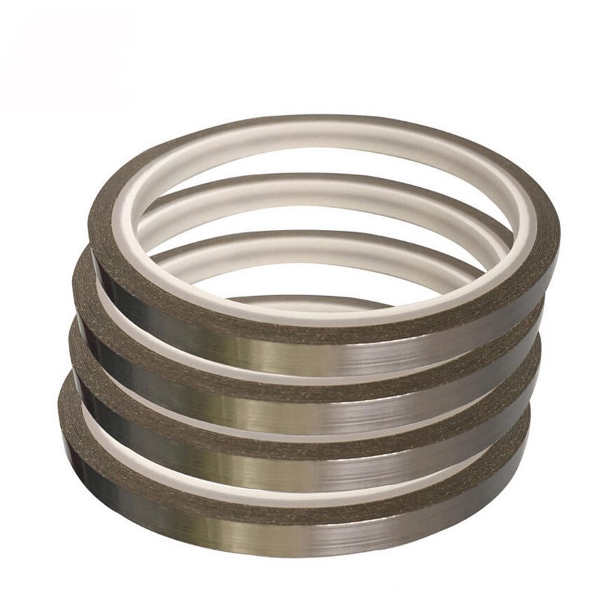 Tennis Racket Lead Tape Foil, Width 6.35mm/9.52mmx4m, 0.18mm Thickness, Adhesive Racquet Weight Lead Racket Lead Tape