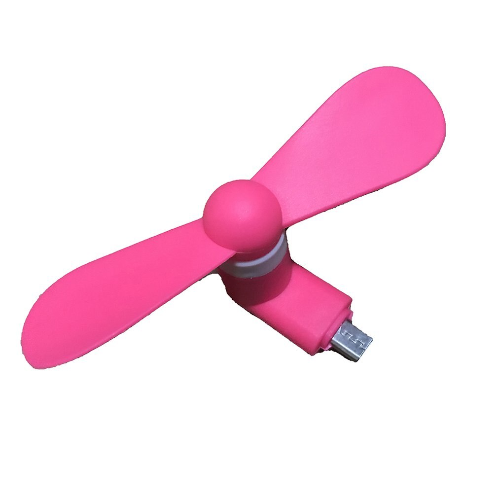 Pour Android Portable Cool Micro USB ventilateur téléphone Portable USB ventilateurs basse voix pour Android téléphone Portable USB alimentation: Gris