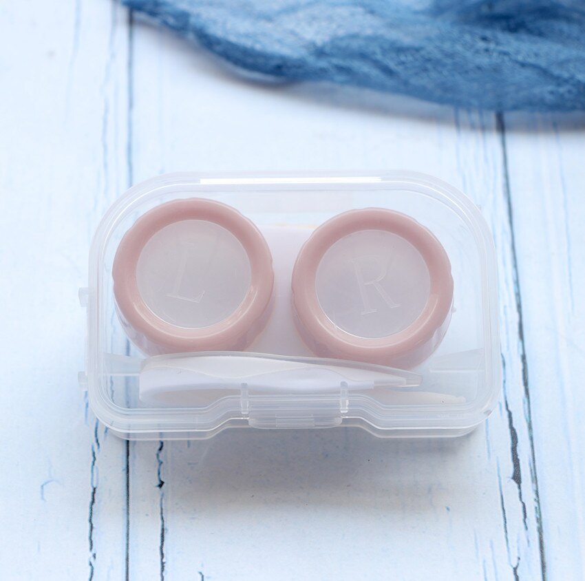 Estuche para lentes de contacto, caja para lentillas de viaje, 3 unidades