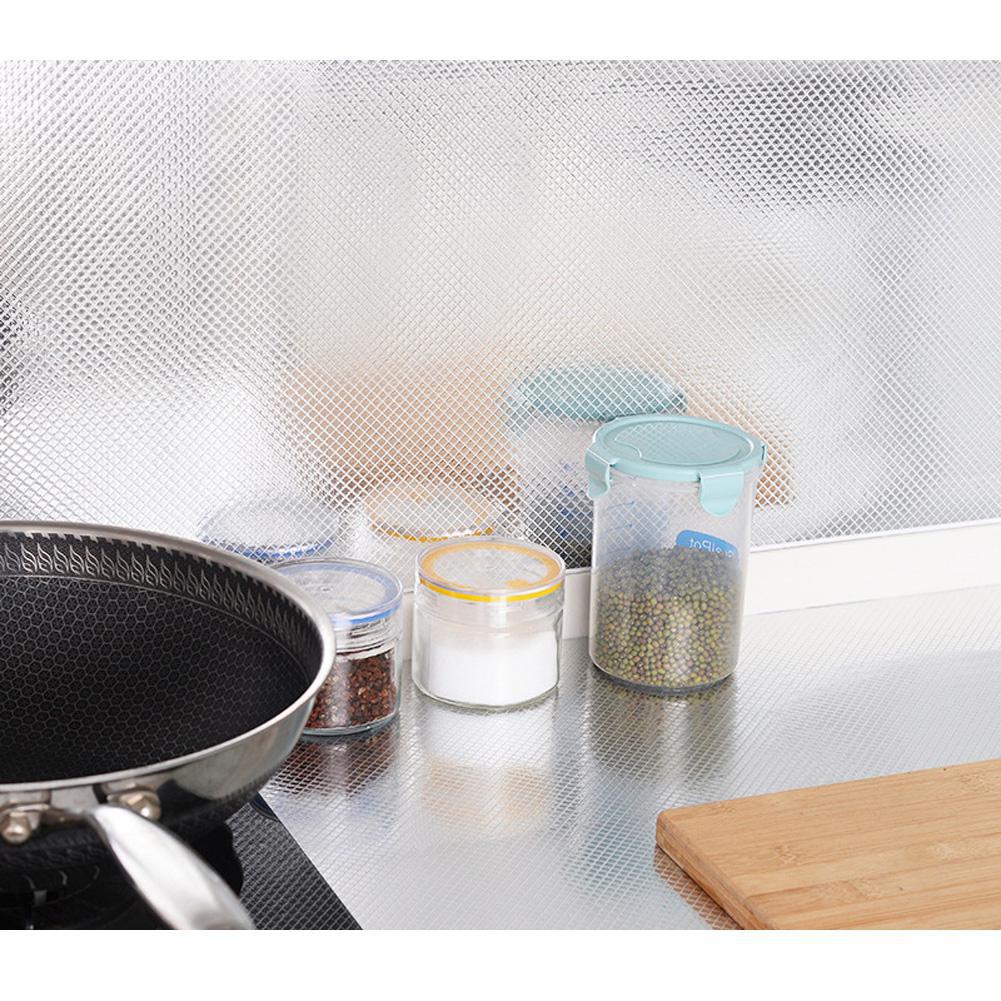 Adhesivo a prueba de aceite enrejado para cocina a prueba de humedad papel de aluminio