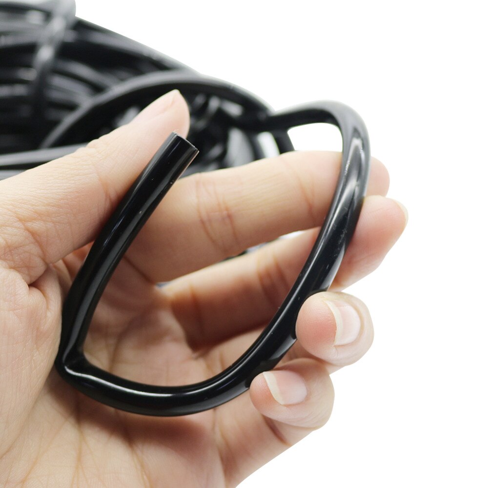 1m/10m Watering Hose 1/4" Garden Drip Pipe PVC Hose Irrigation System Watering Systems for Greenhouses Plant Sprinker Pipe