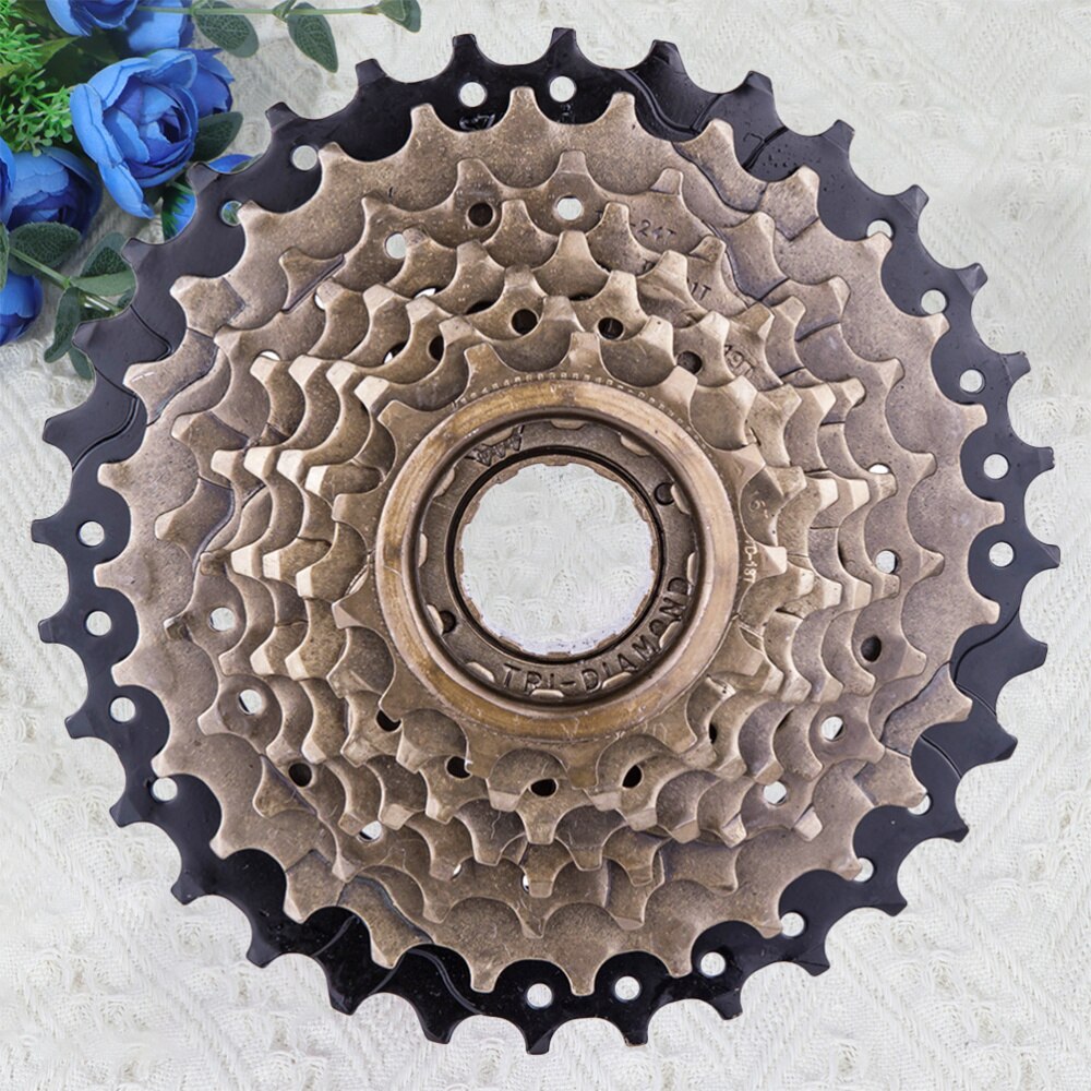 Cassette de 8 velocidades para bicicleta de montaña, ultraligero, con volante giratorio, accesorios para bicicleta de montaña, 1 ud.