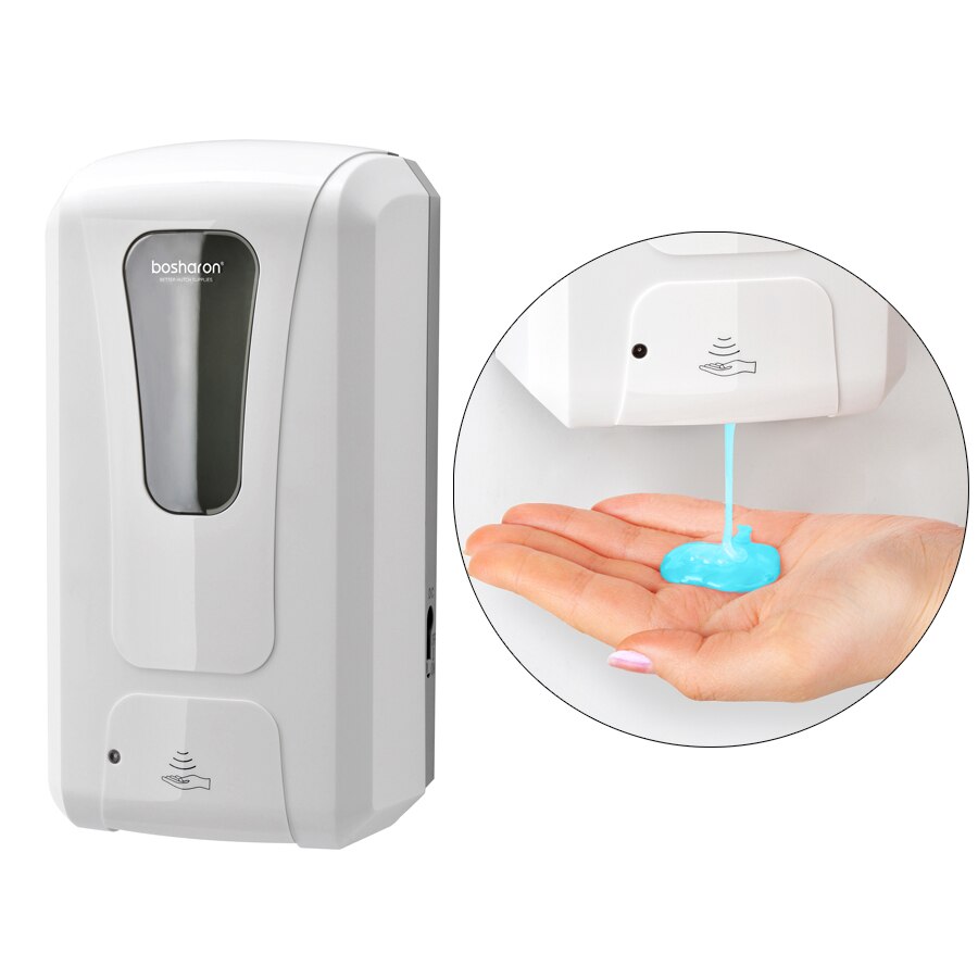 1000Ml Automatische Alcohol Dispenser Wall Mounted Zeepdispenser Touchless Handdesinfecterend Met Infrarood Sensor Voor School Thuis