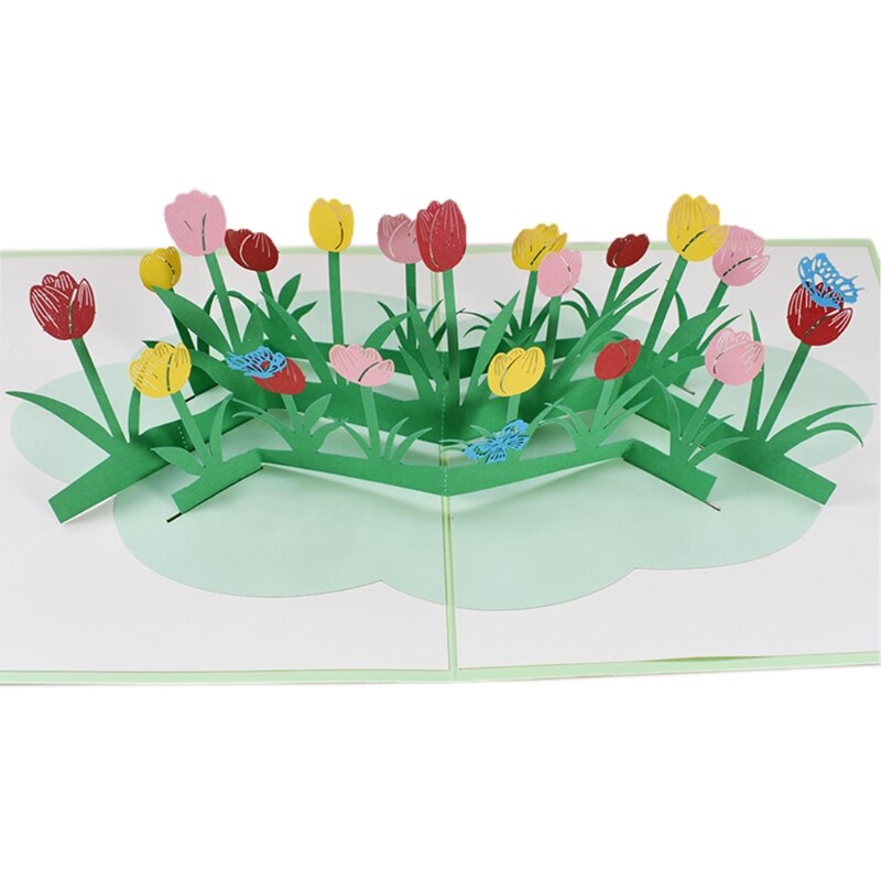 3D Get Well Soon Card Pop-Up Flowers Greeting Card Sympathy Mothers Day Wedding R9JC: 10