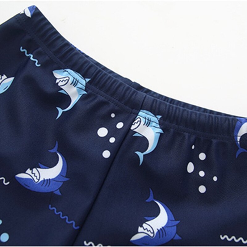 Conjunto de traje de baño con estampado de animales de dibujos animados para niños, traje de baño de dos piezas para surfear a la para niños, traje de baño para niños RL2