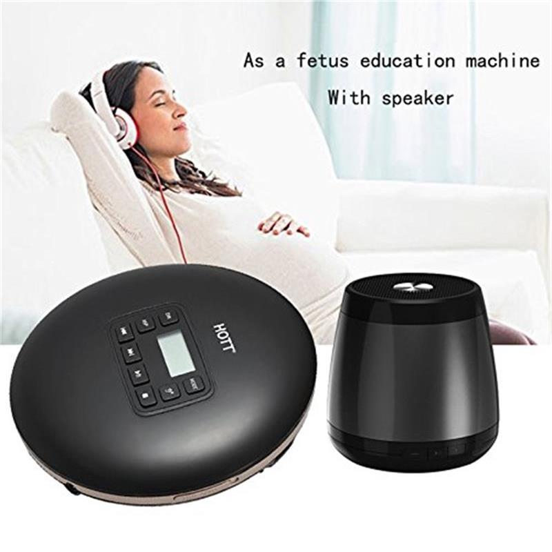 Portable CD Player with LCD Display, Personal Compact Disc Player with Stereo Earbuds, Electronic Skip Protection Anti-Shock Fun
