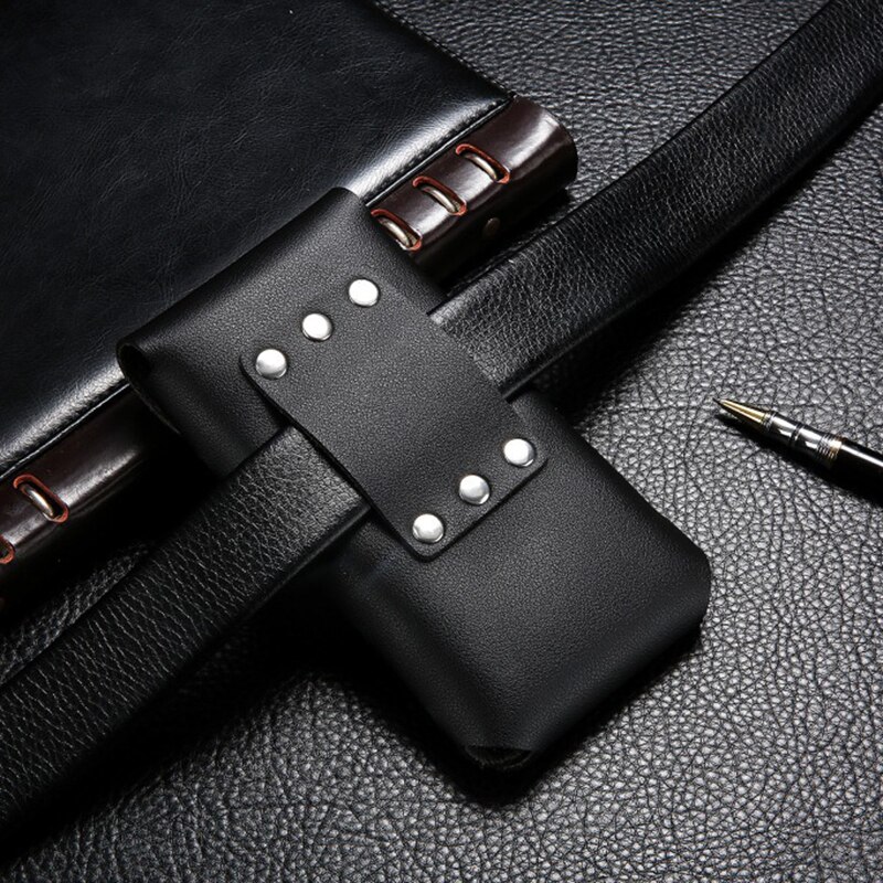 Universal Phone Pouch For iPhone X 10 8 7 6 6S Plus Xr Xs Max Bag Belt Clip Holster Leather Case With Card Cell Phone Purse