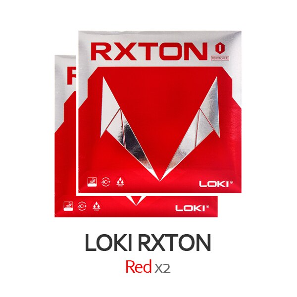 Loki Rxton Tafeltennis Rubber Dikte Max Originele Wang Hao Loki Ping Pong Spons: 2 Red