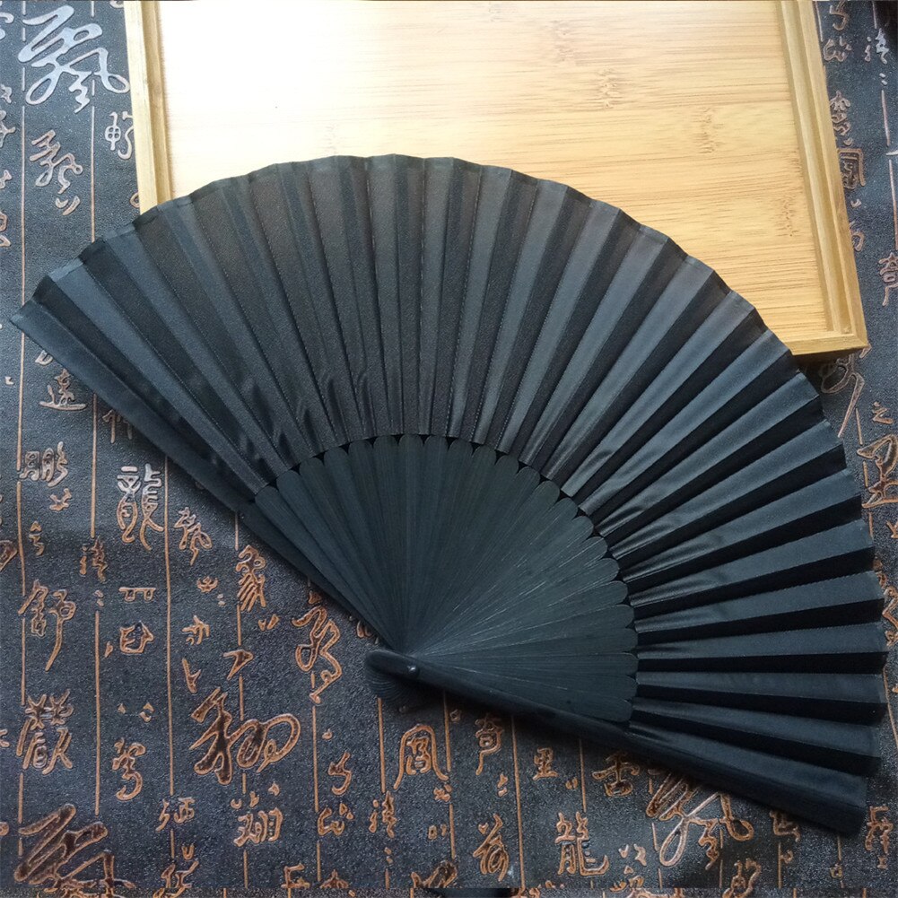 Chinese Stijl Zwart Vintage Hand Fan Folding Fans Dance Wedding Party Favor Chinese Dance Party Folding Fans